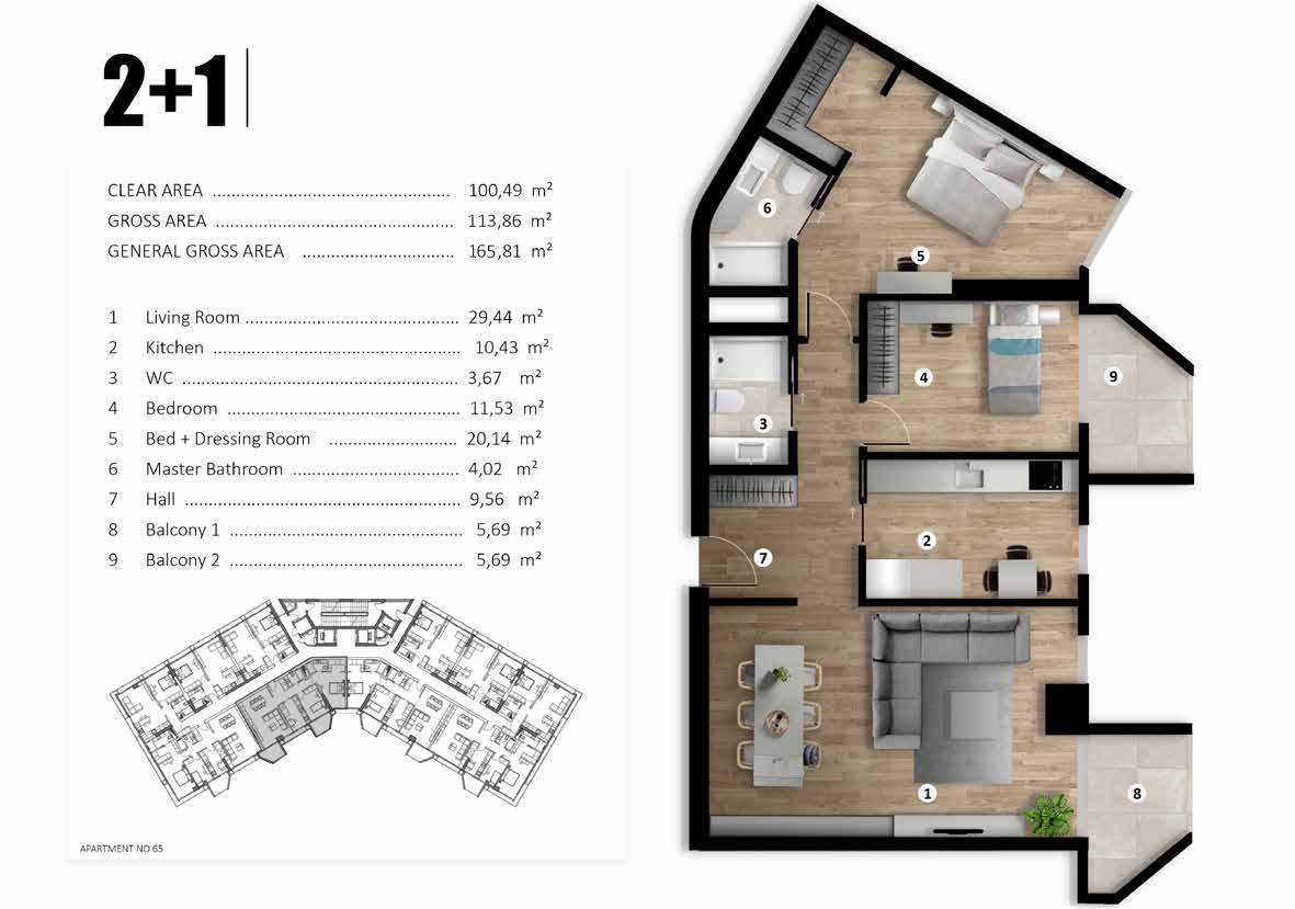 2+1 100 - 4Front Realty Dubai