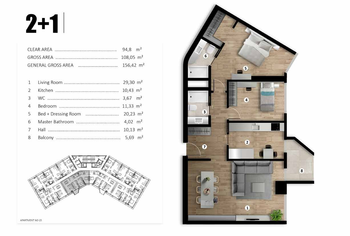 2+1 2 100 - 4Front Realty Dubai