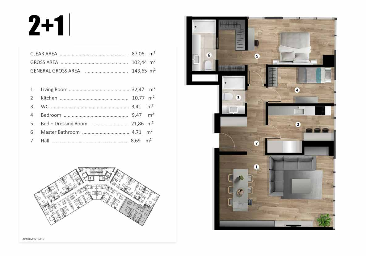 2+1+3 100 - 4Front Realty Dubai